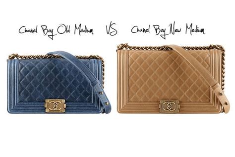 chanel le boy new medium vs old medium|chanel boy old medium size.